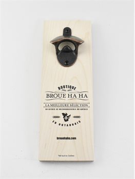 Broue Ha Ha wall mounted bottle opener