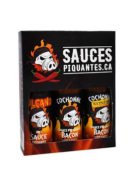 SaucesPiquantes.Ca - Coffret Cadeau SaucesPiquantes.Ca - Coffret Cadeau